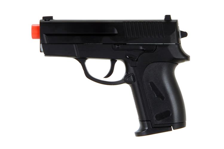 CYMA ZM01B Full Metal Spring Airsoft Pistol Black - Tophatter's Inc. Weapons Store Online Collectible Weapons - Tophatter Daily Deals