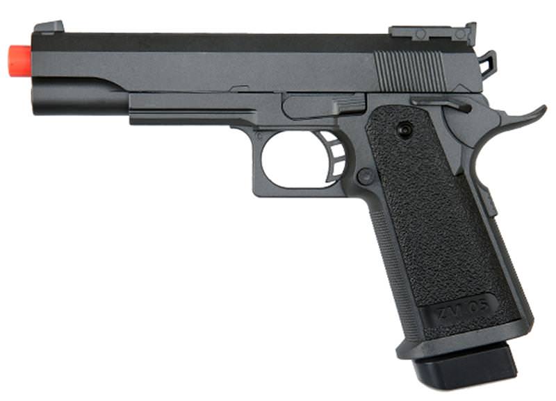 Galaxy Full Size 1911 ZM05 Hi-CAPA Airsoft Spring Pistol Collectible Weapons - Tophatter Daily Deals