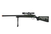 415 FPS Airsoft MK51 Bolt Action Sniper Rifle W/ Scope & Bi-Pod - Olive Drab - Tophatter's Army Products & Self Defense Collectible Weapons - Tophatter Daily Deals