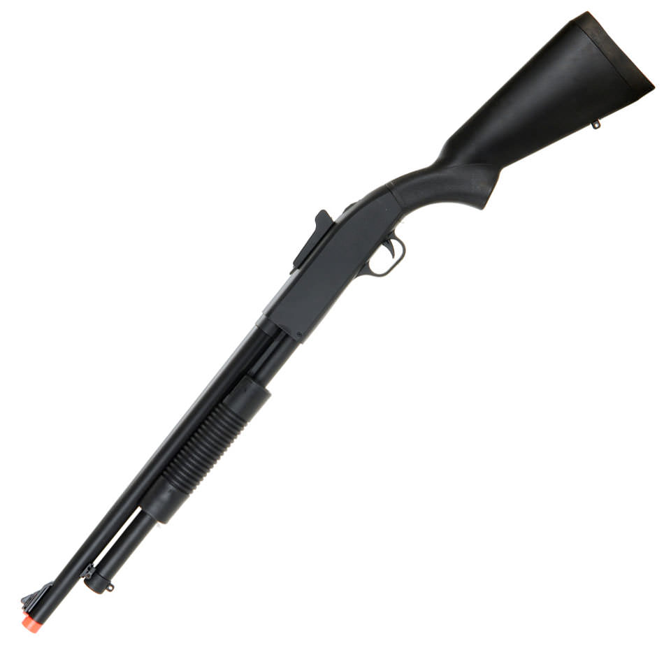 ZM61A Spring Airsoft Shotgun, FULL METAL BODY, Fixed Stock - Tophatter's Guns'N'Weapons Store Collectible Weapons - Tophatter Daily Deals