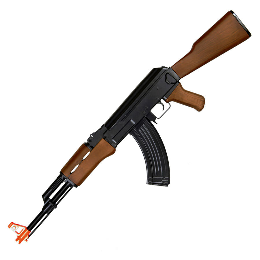 AK47 ZM93 Heavy Weight Airsoft Full-Sized AK-47 Spring Rifle w/ Full Stock - TOPHATTER'S ARMORY DEALS Collectible Weapons - Tophatter Daily Deals
