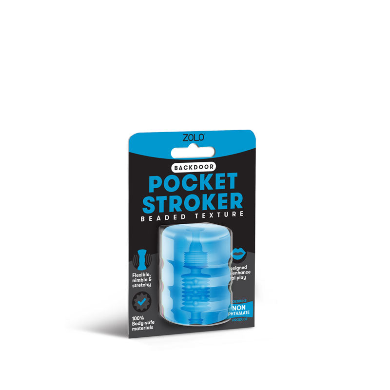 Zolo Backdoor Pocket Stroker – Mini Textured Stroker 5cm > Sex Toys For Men > Masturbators Cup - Tophatter Daily Deals