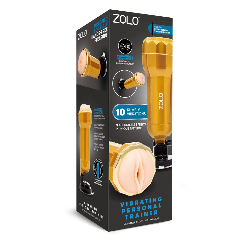 Zolo Vibrating Personal Trainer – USB Rechargeable Hands-Free Vagina Stroker > Sex Toys For Men > Masturbators > Vibrating - Tophatter Daily Deals