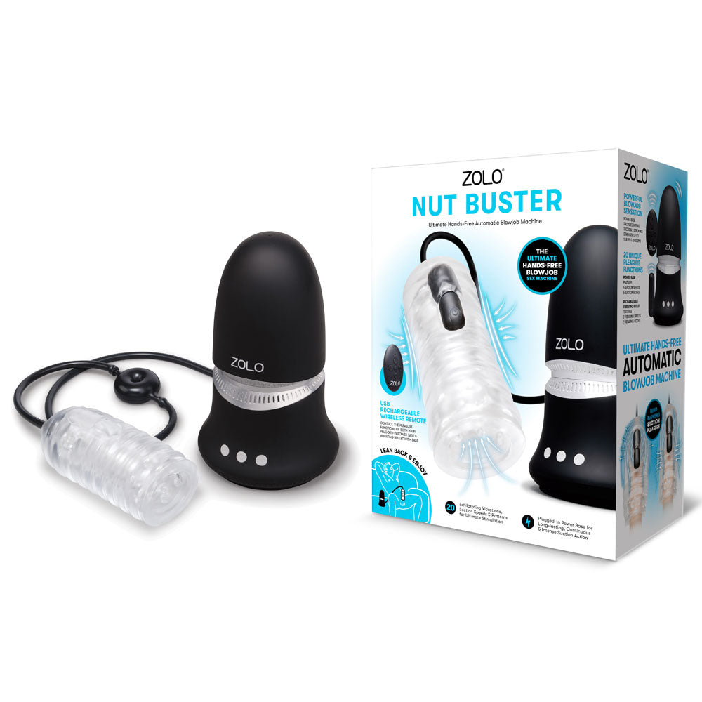 Zolo Nut Buster – Mains Powered Hands-Free Automatic Blowjob Machine > Sex Toys For Men > Masturbators > Vibrating - Tophatter Daily Deals