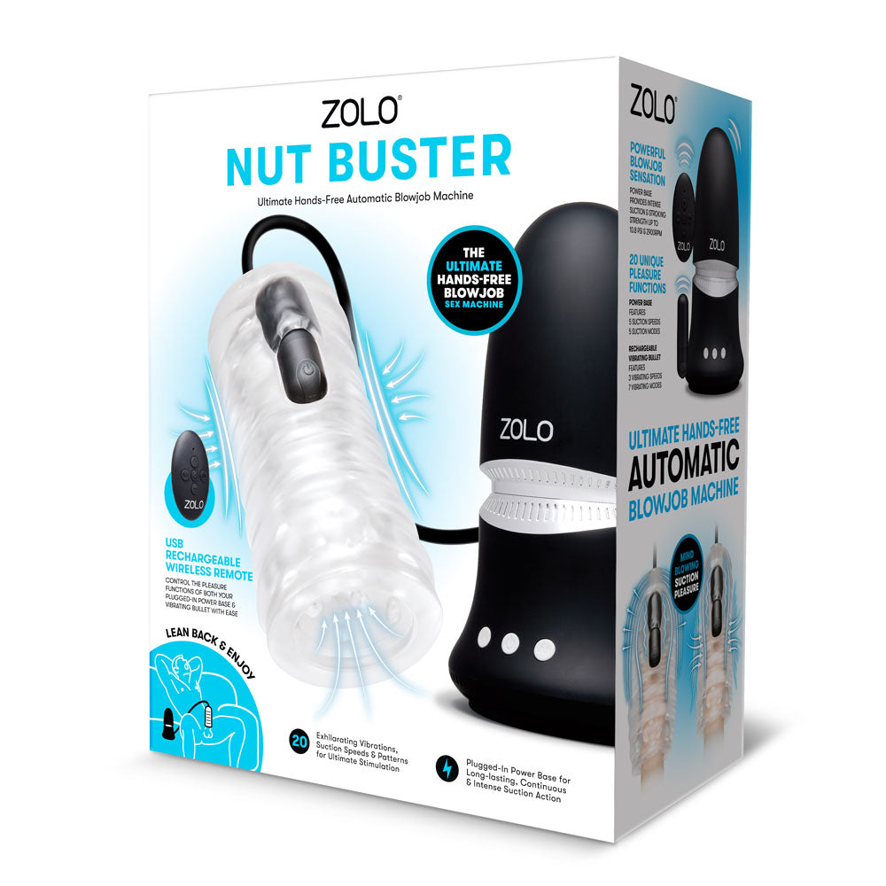 Zolo Nut Buster – Mains Powered Hands-Free Automatic Blowjob Machine > Sex Toys For Men > Masturbators > Vibrating - Tophatter Daily Deals