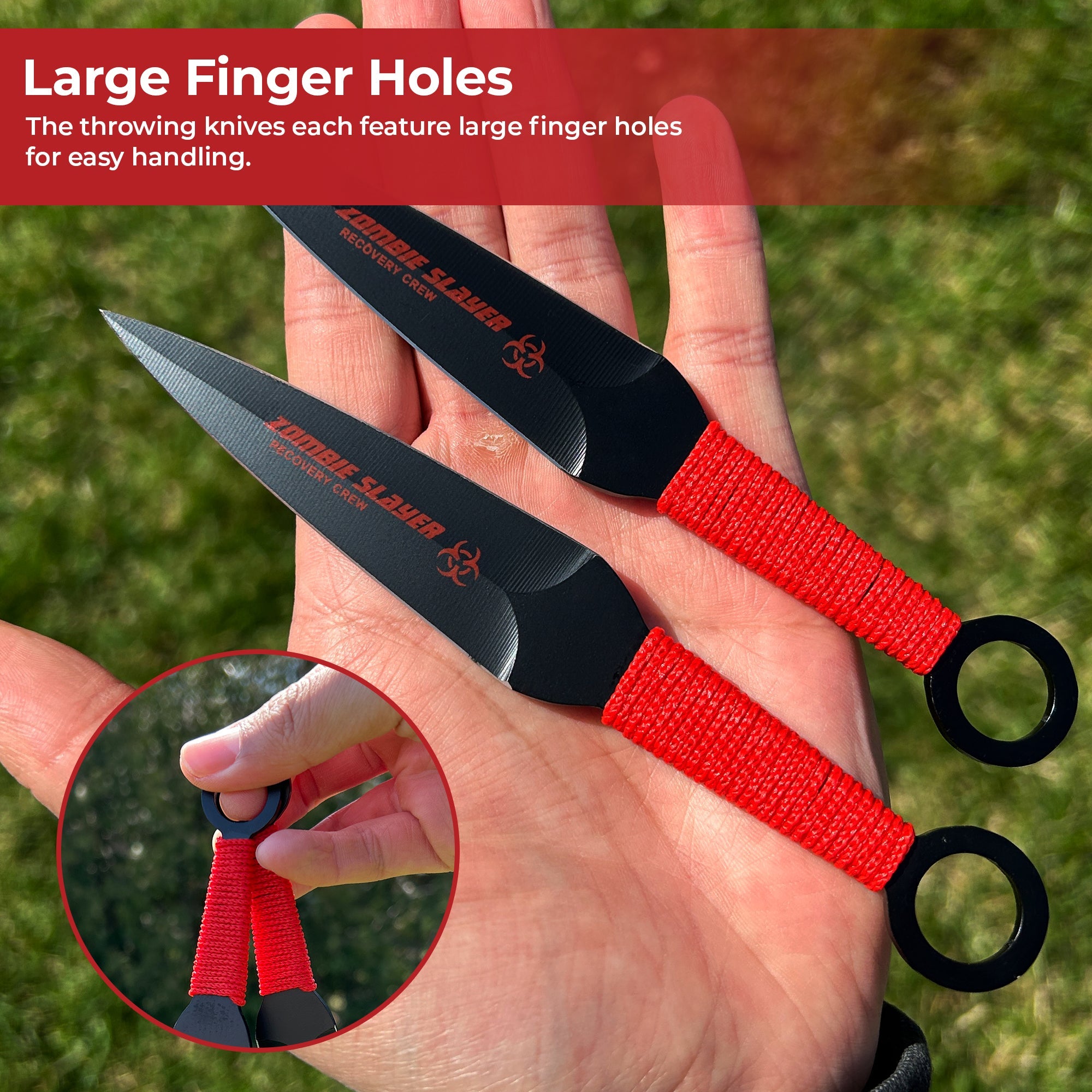 Zombie Slayer Recovery Crew Ninja Sword Throwing Knife Set swords - Tophatter Daily Deals
