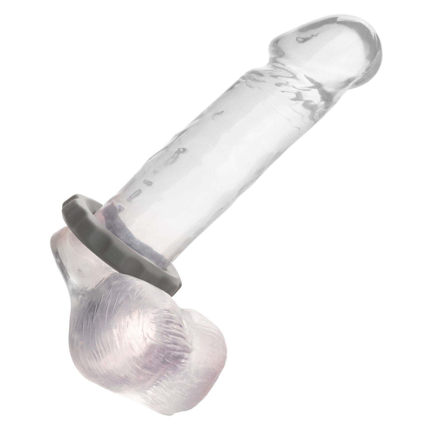 Alpha Liquid Silicone Erect Ring Stretchy Comfortable Gray Beaded Design > Cock Ring > Single - Tophatter Daily Deals