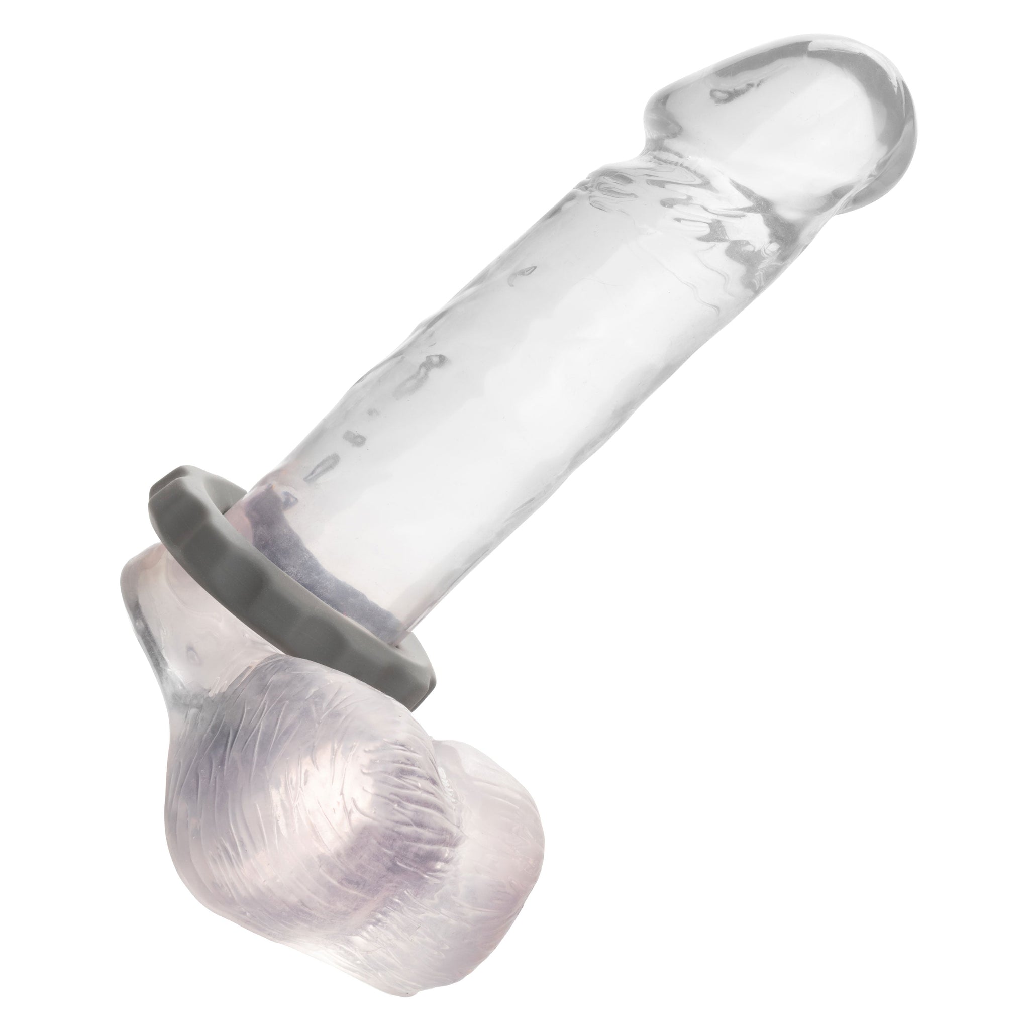Alpha Liquid Silicone Erect Ring Stretchy Comfortable Gray Beaded Design > Cock Ring > Single - Tophatter Daily Deals