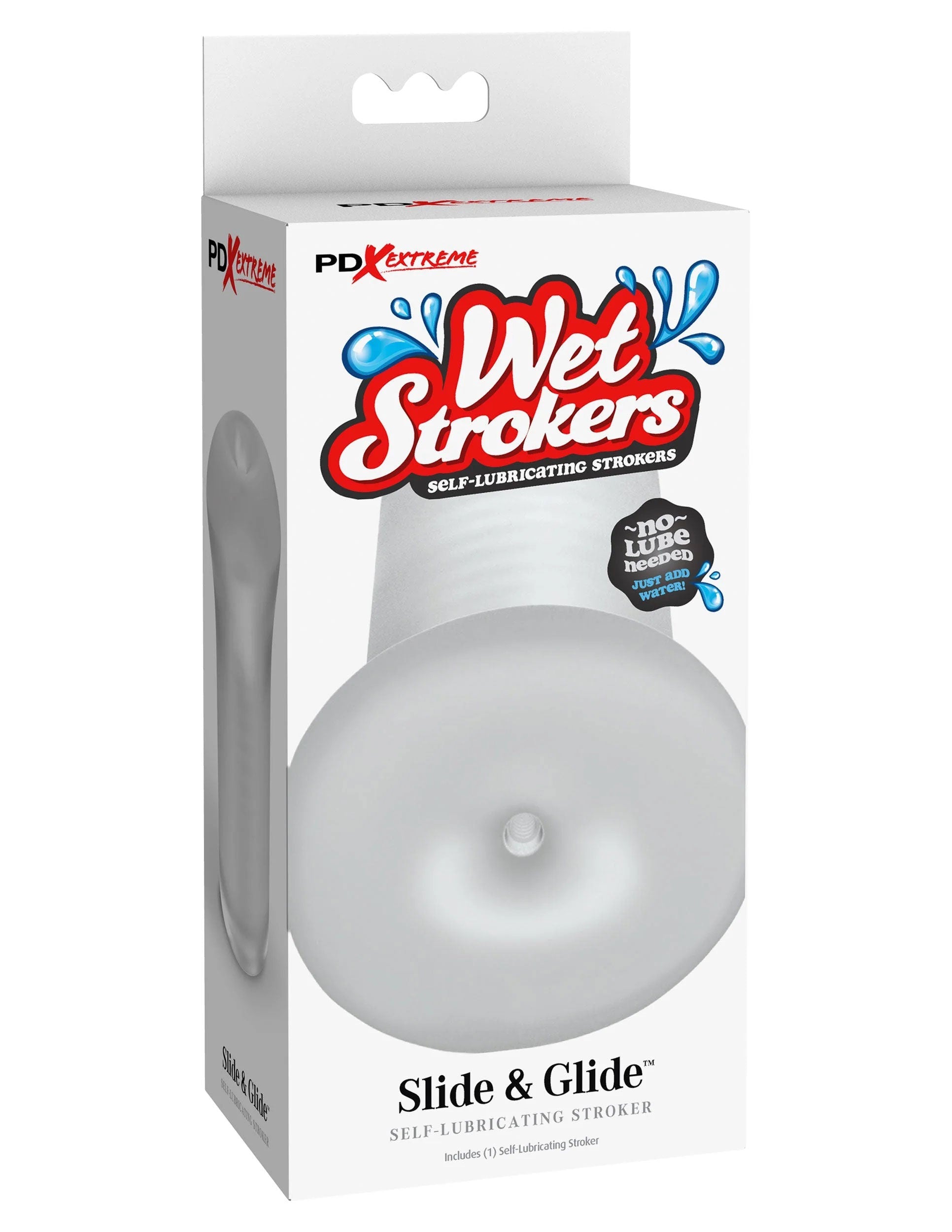 Extreme Wet Strokers Slide and Glide (Frost) – Self-Lubricating Male Stroker > Sex Toys For Men > Masturbators > Manual - Tophatter Daily Deals
