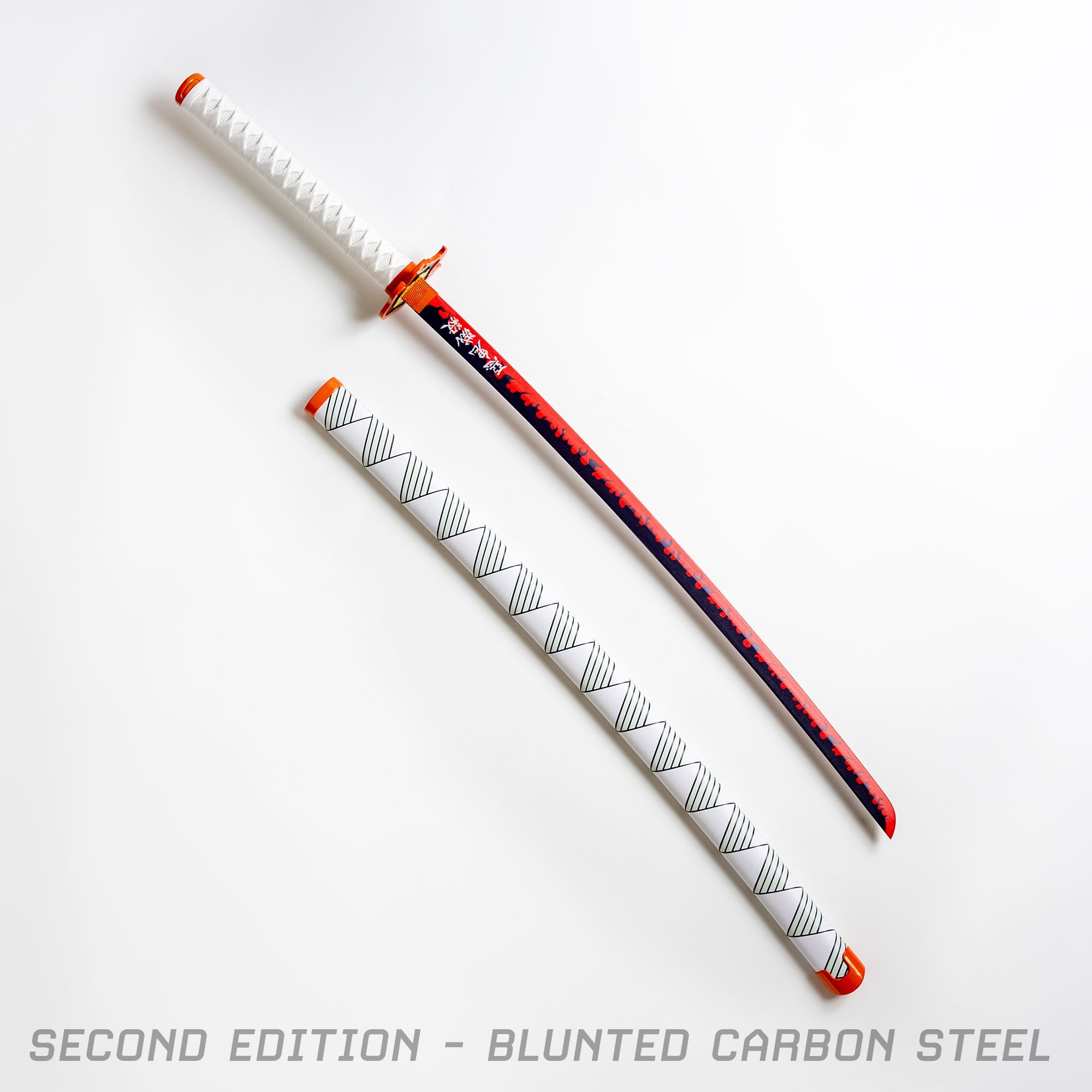 Kyojuro Rengoku's Red Nichirin Katana Anime Sword - Tophatter Daily Deals