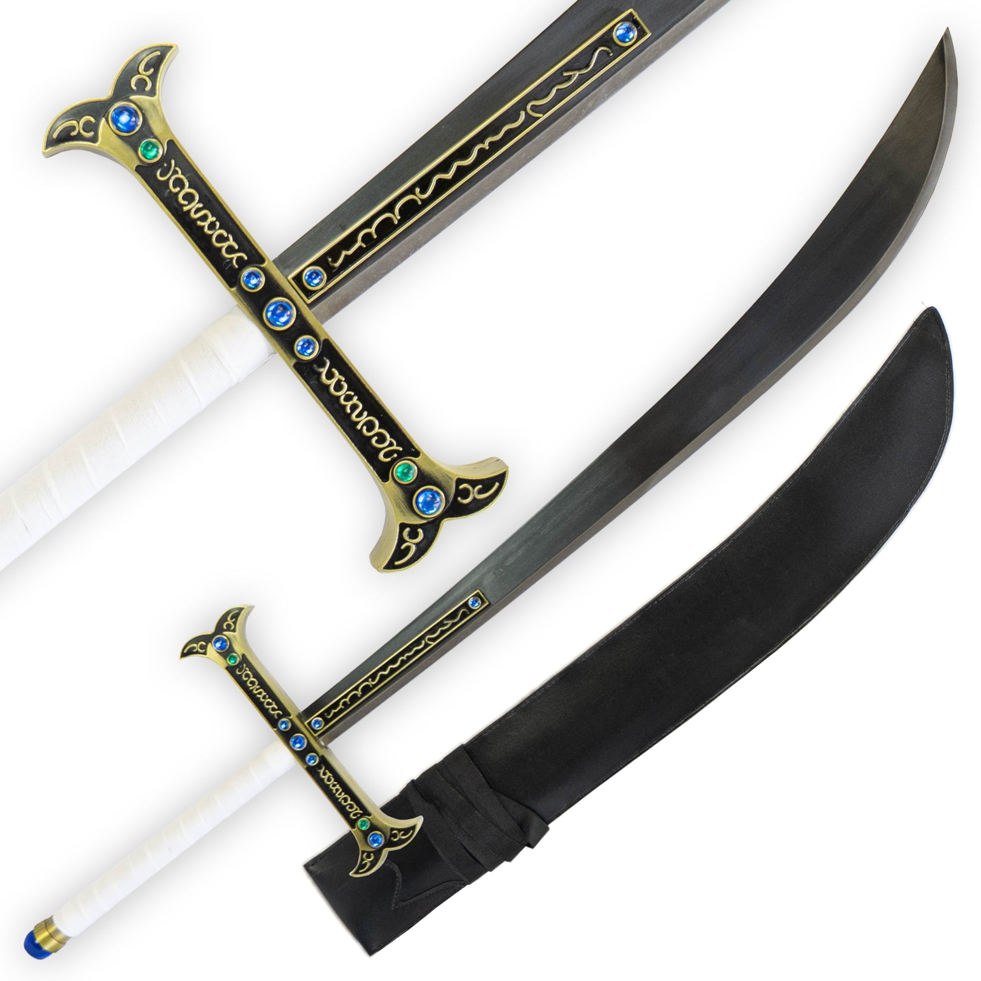 Dracule Mihawk's Yoru Greatsword 1st Ed Anime Sword - Tophatter Daily Deals
