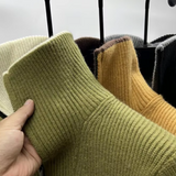 Warm Mens Half Zip Sweater - Stand Collar, Knit, Casual - Tophatter Daily Deals