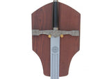 Wood Grain Medieval Sword Wall Plaque historical period - Tophatter Daily Deals