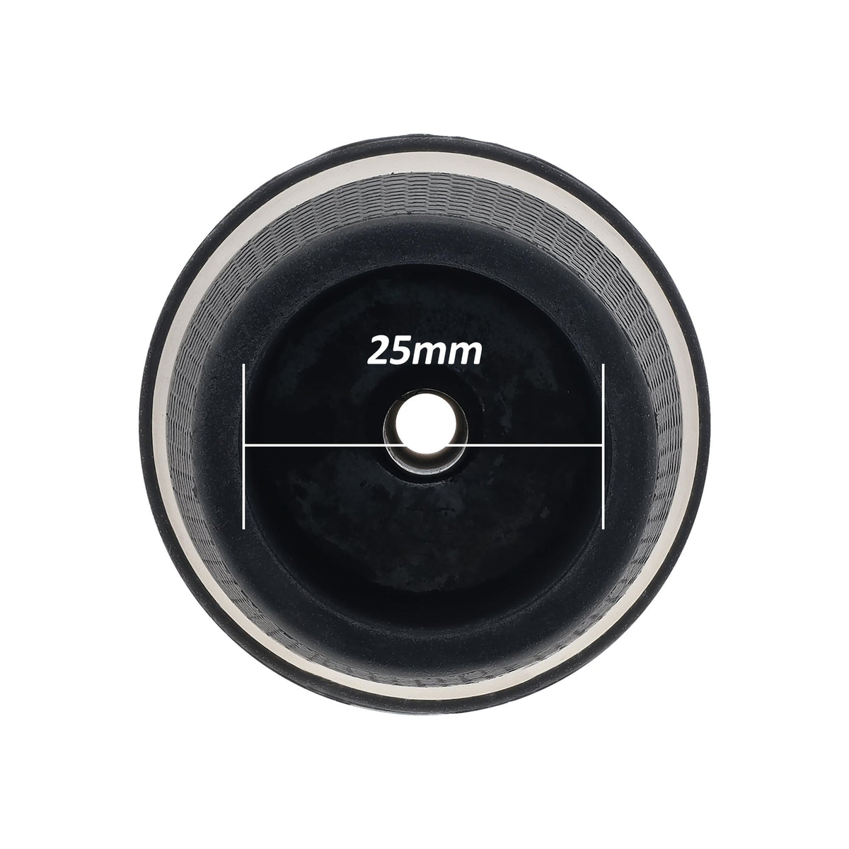 Enhance Your Stability with our Nano-Tech Anti-Slip Rubber Tip for Ultimate Safety 25mm (1") Walking Cane Tips - Tophatter Daily Deals