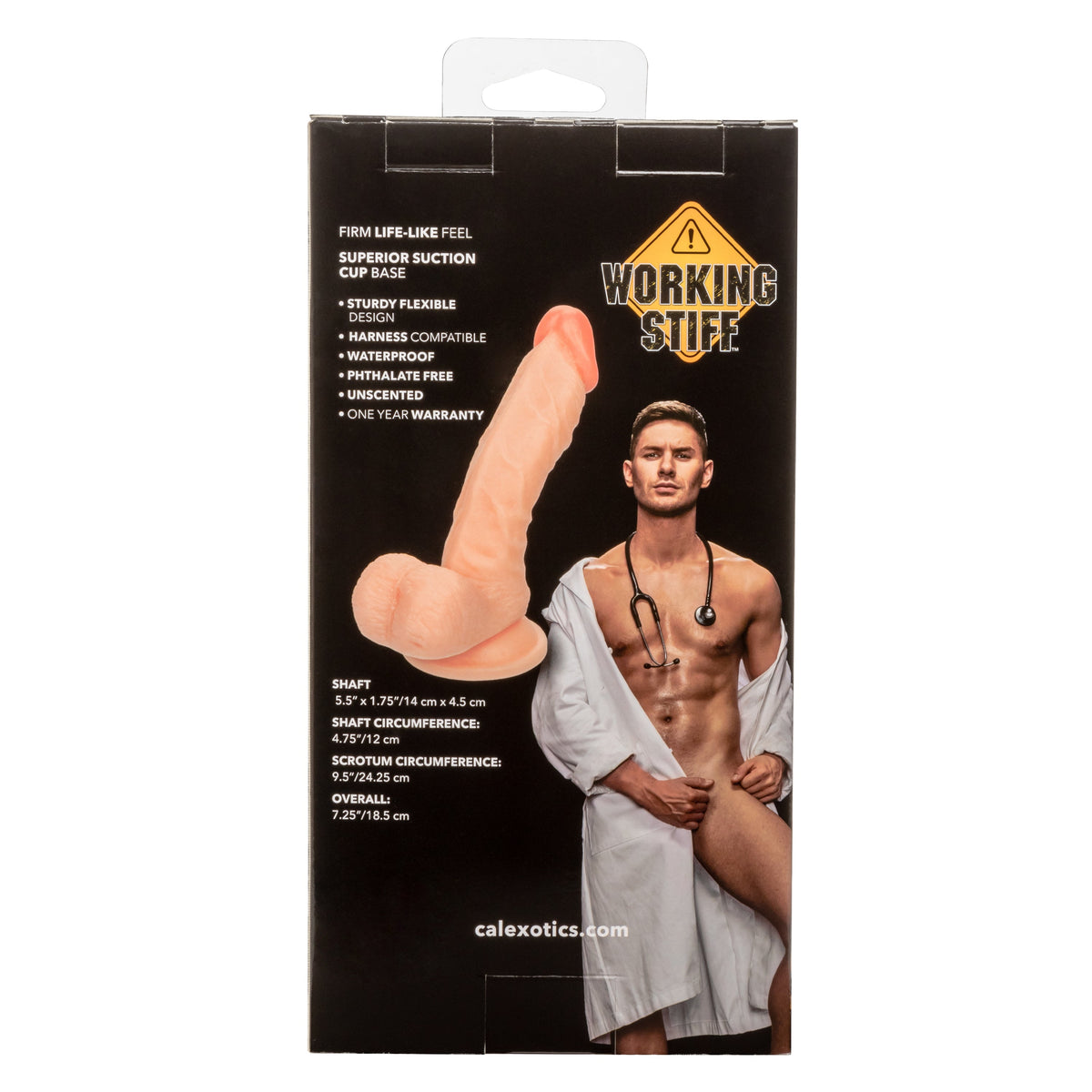 Working Stiff The Doctor Realistic Flesh Tone Dildo with Suction Cup Base 5.5 Inch > Dildos > Slim Dildos - Tophatter Daily Deals