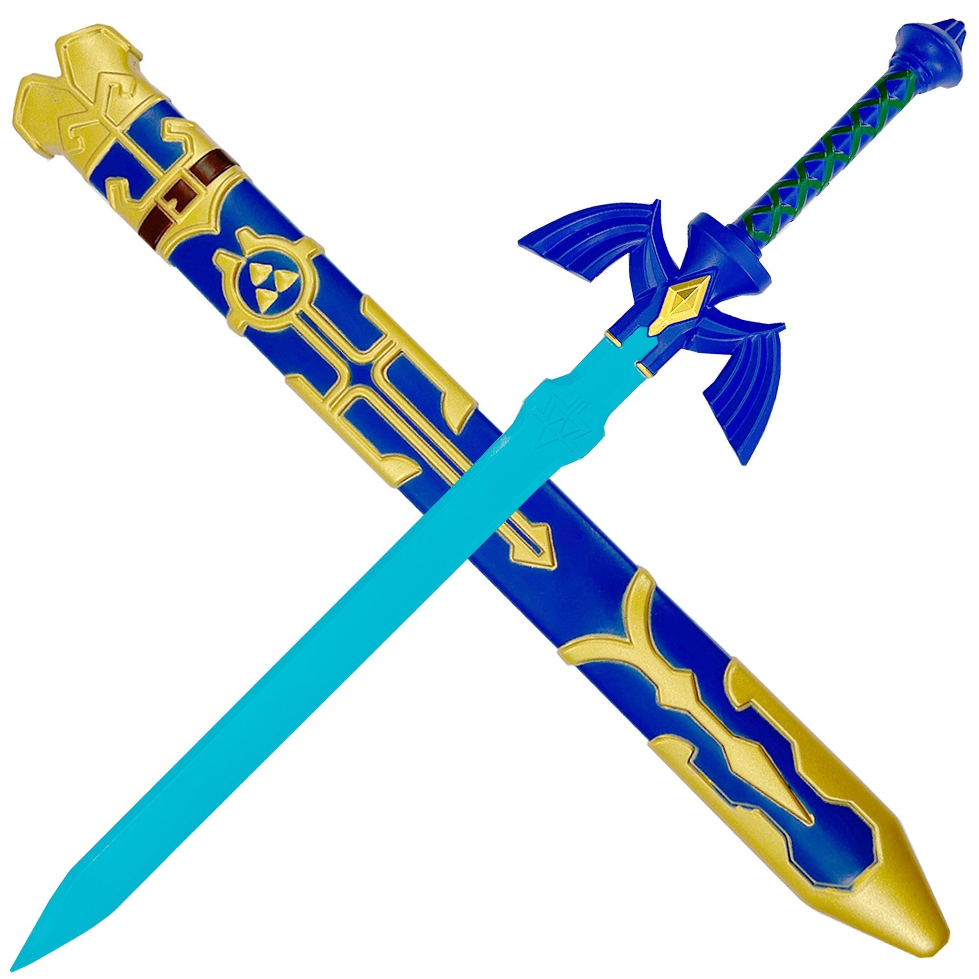 Zelda Link Skyward Foam Sword with Scabbard Foam Products - Tophatter Daily Deals