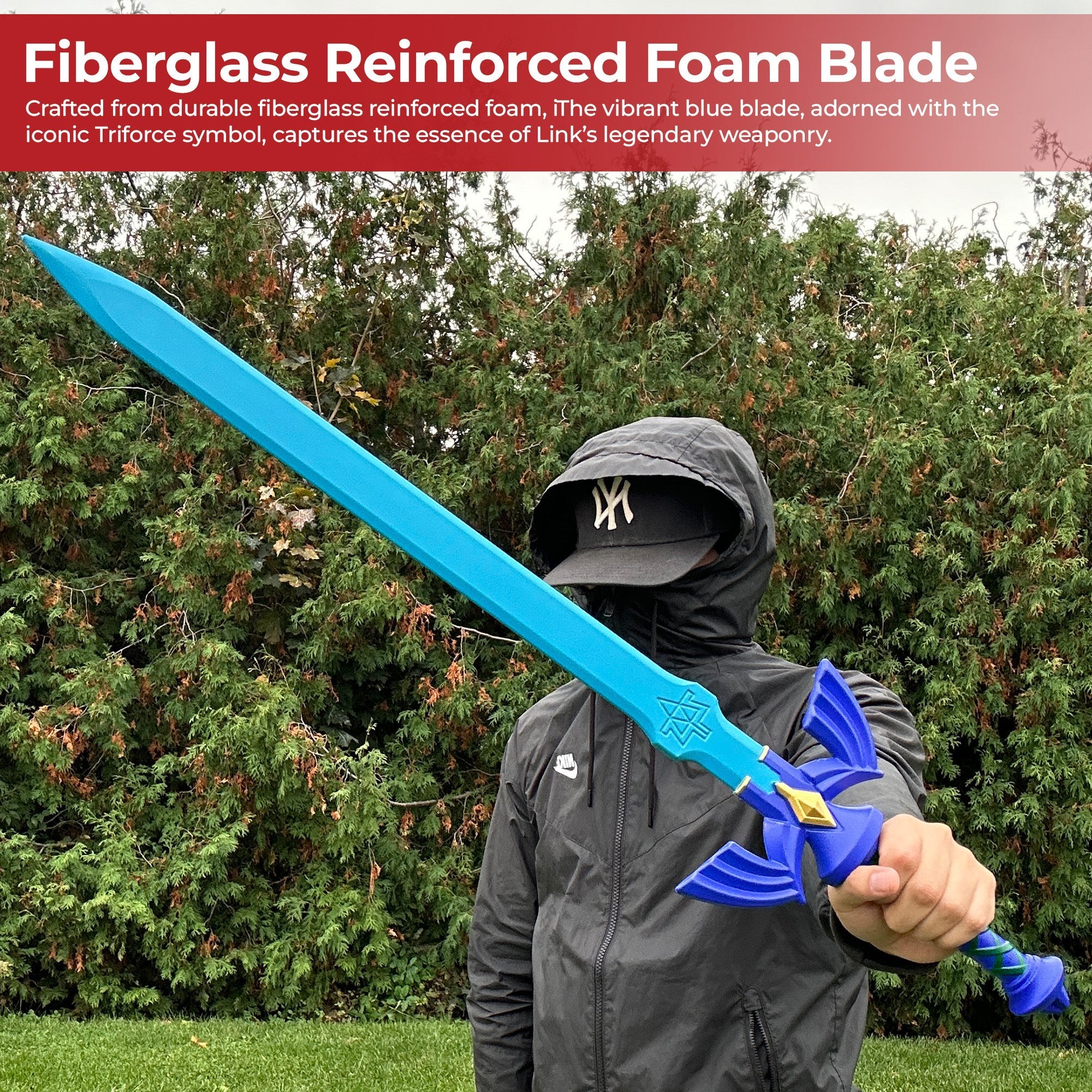Zelda Link Skyward Foam Sword with Scabbard Foam Products - Tophatter Daily Deals