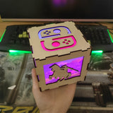 Link Figures Wood Cube Light Desk Decor - Tophatter Daily Deals