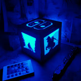 Link Figures Wood Cube Light Desk Decor - Tophatter Daily Deals
