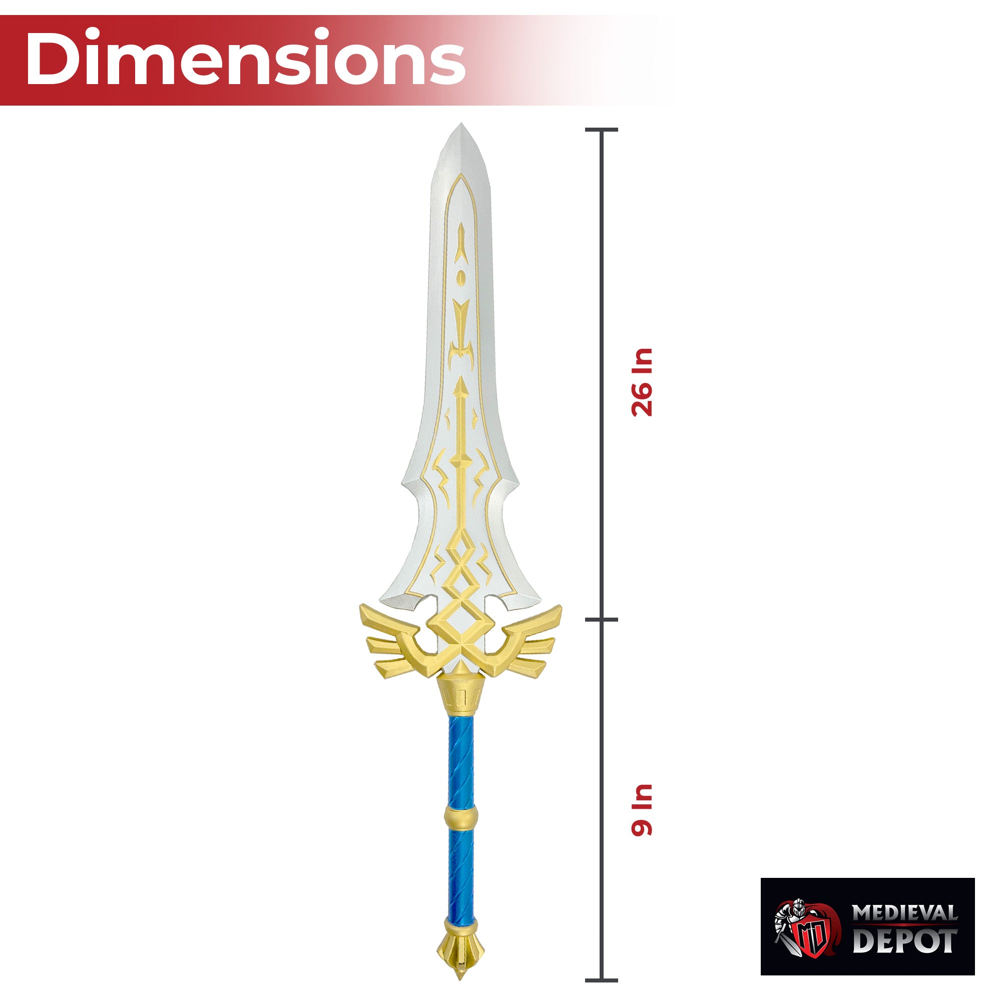 Zelda Royal Family Foam Broadsword Foam Products - Tophatter Daily Deals