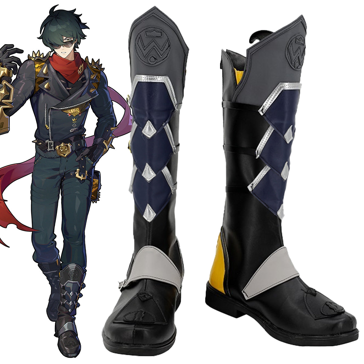 Zenless Zone Zero ZZZ Lighter Black Shoes Cosplay Boots Shoes/Boots - Tophatter Daily Deals