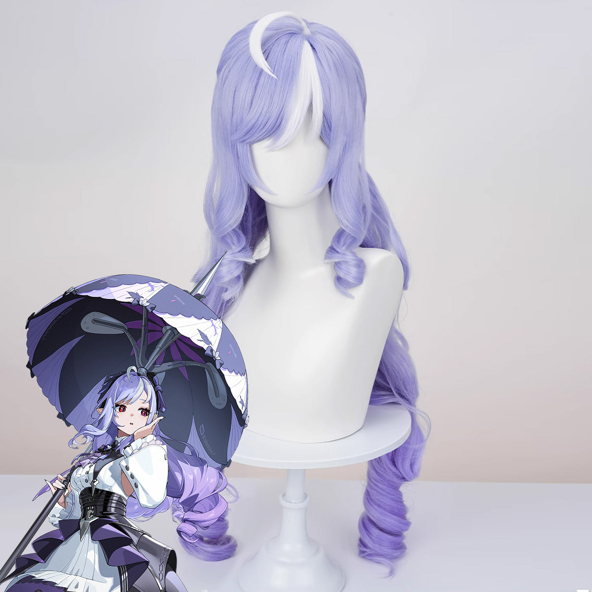Zenless Zone Zero ZZZ Vivian Purple Cosplay Wig Wig - Tophatter Daily Deals