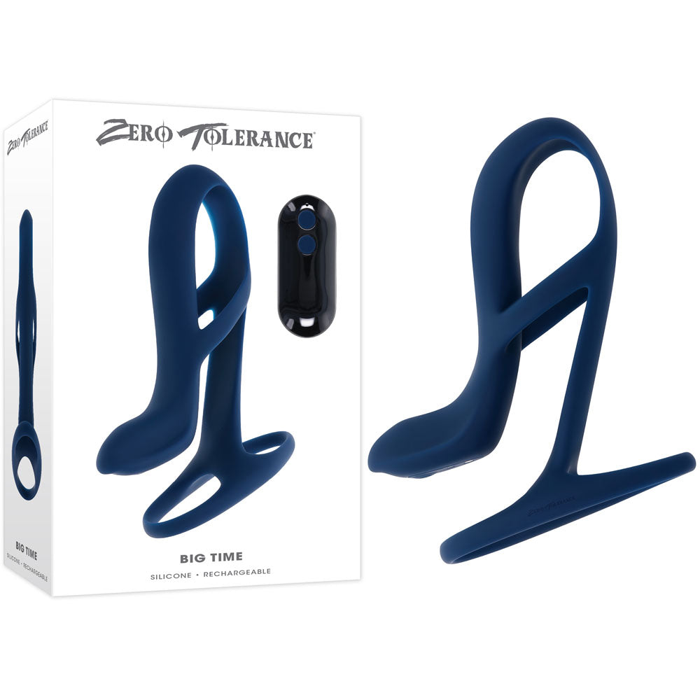 Zero Tolerance Big Time Navy Vibrating Sleeve > Sex Toys For Men > Penis Sleeves - Tophatter Daily Deals