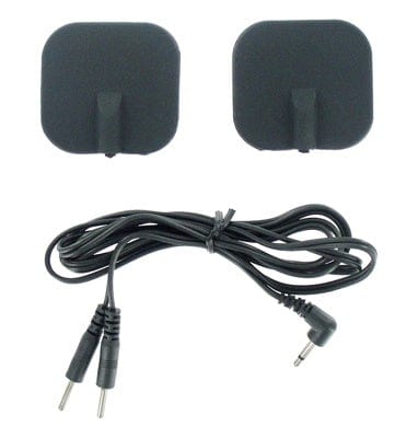 Zeus Deluxe Black Electro Pads Pack of Two E-STIM TOYS - Tophatter Daily Deals