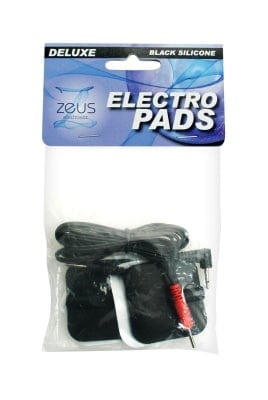 Zeus Deluxe Black Electro Pads Pack of Two E-STIM TOYS - Tophatter Daily Deals