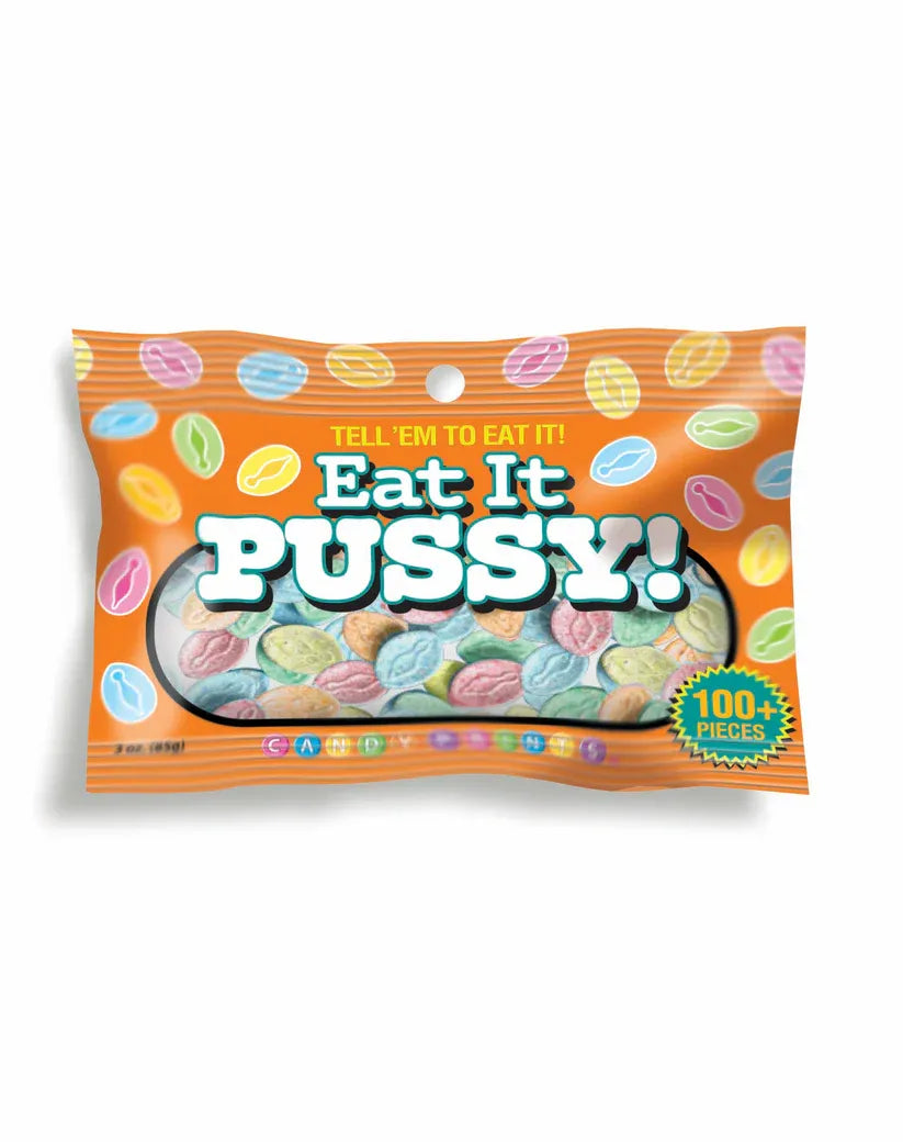 Eat It Pussy – 3oz Vagina-Shaped Candy Bag > Novelties > Candy & Edible Items - Tophatter Daily Deals