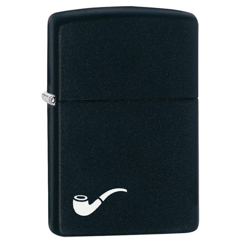 Zippo - Pipe Lighter, Black Matte - 218PL Zippo Lighter - Tophatter Daily Deals
