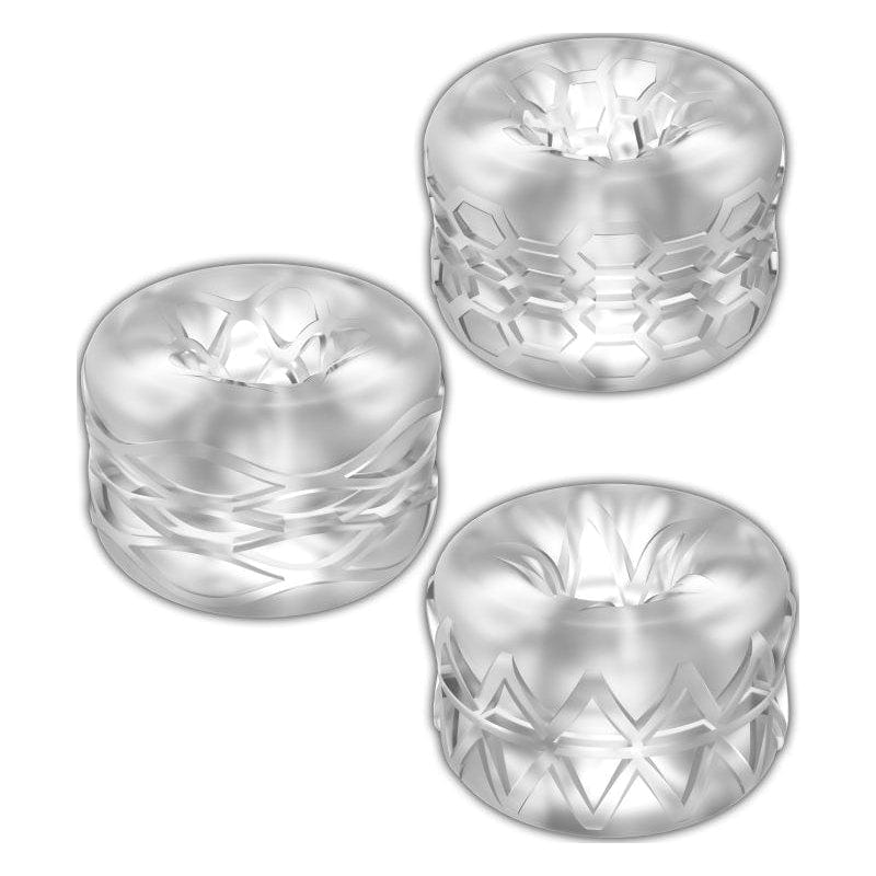 Zolo Bumperz 3 Piece Set – Textured Strokers > Sex Toys For Men > Masturbators > Manual - Tophatter Daily Deals
