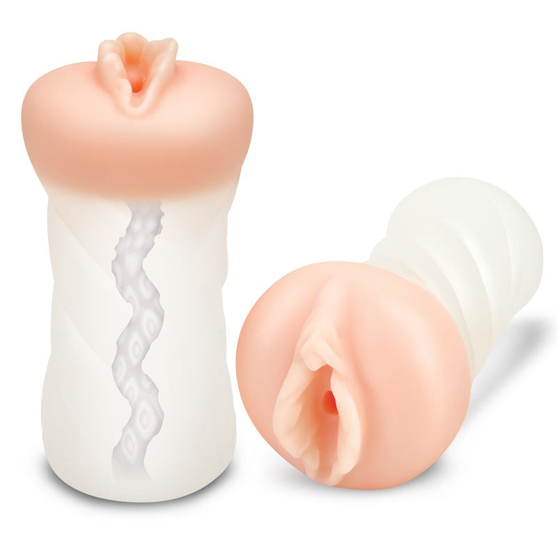 Zolo Clear Girlfriend Masturbator Dual-Density Stroker > Sex Toys For Men > Masturbators > Manual - Tophatter Daily Deals