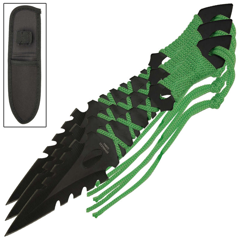 Zombie Killer Arrowhead Throwing Knives - TOPHATTER'S ARMORY DEALS Collectible Weapons - Tophatter Daily Deals