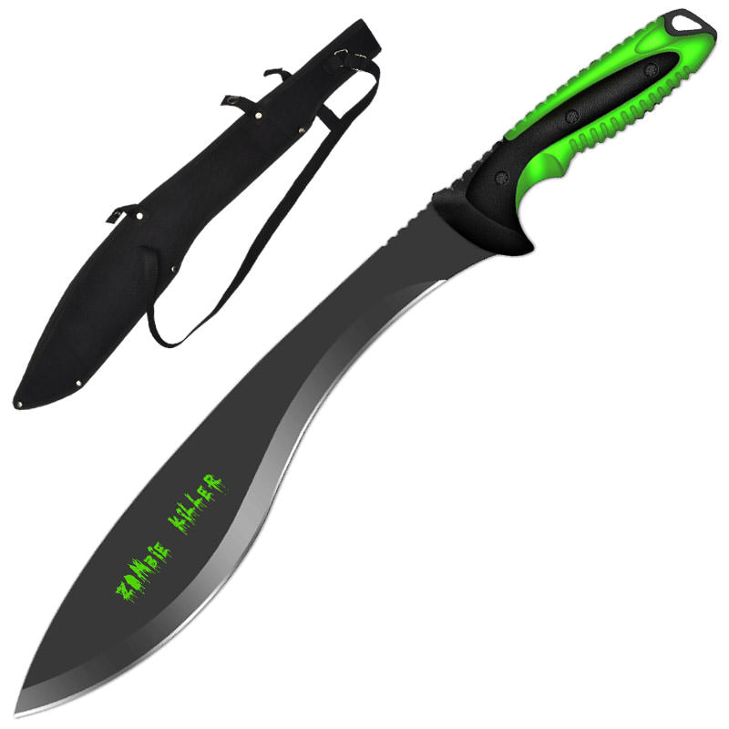 Zombie Killer Deliverance Full Tang Kukri Machete - Tophatter's Army Products & Self Defense Collectible Weapons - Tophatter Daily Deals