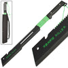 Zombie Killer Full Tang Offset Edge Tactical Machete - TOPHATTER'S ARMORY DEALS Collectible Weapons - Tophatter Daily Deals