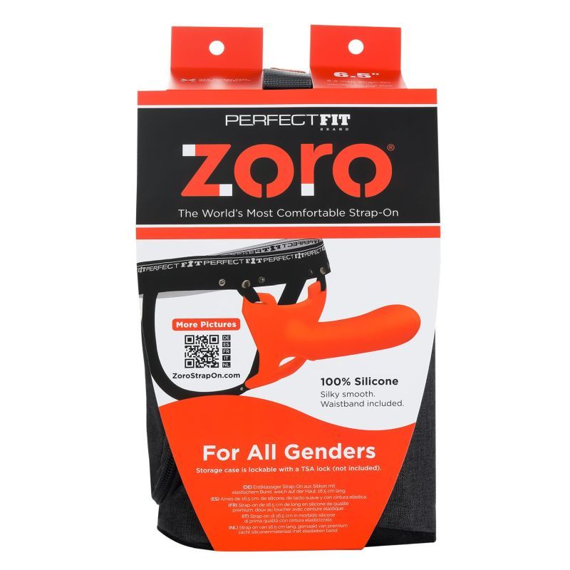 Zoro Strap-On 6.5 Inch Orange > Dildos > Strap On Harnesses - Tophatter Daily Deals