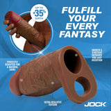 Jock Enhancers 1 Inch Silicone Penis Extension Sleeve Light > Sex Toys For Men > Penis Sleeves - Tophatter Daily Deals