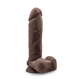 Au Naturel 9 Inch Realistic Dildo with Suction Cup Chocolate > Dildos > Large Dildos - Tophatter Daily Deals