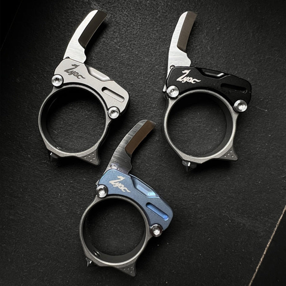Zyac Titanium Alloy Ring Knife - Tophatter Daily Deals