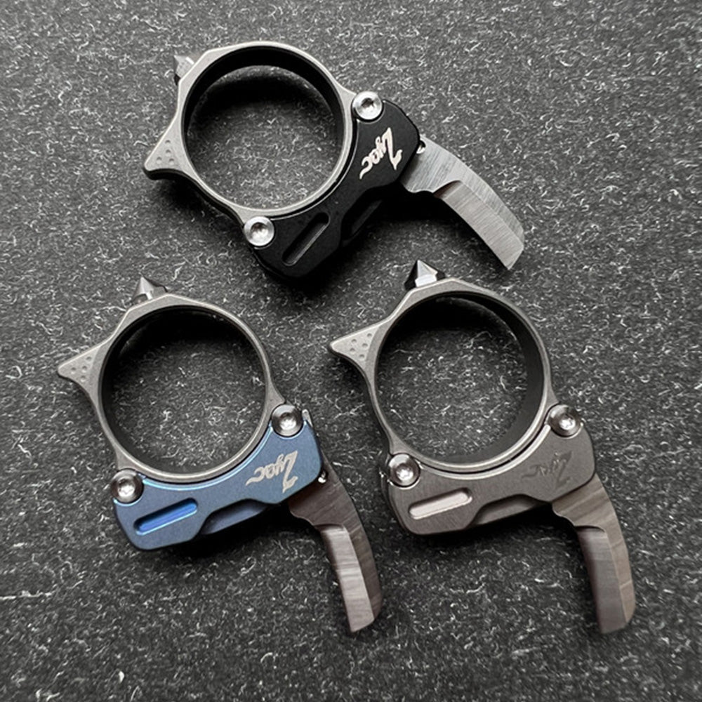 Zyac Titanium Alloy Ring Knife - Tophatter Daily Deals