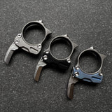 Zyac Titanium Alloy Ring Knife - Tophatter Daily Deals