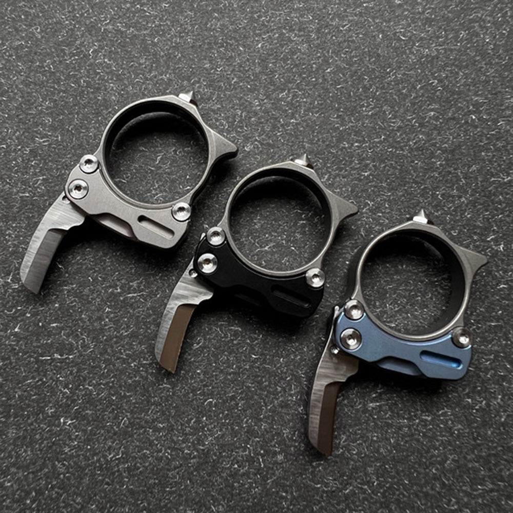 Zyac Titanium Alloy Ring Knife - Tophatter Daily Deals