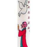 Traditional Countdown To Christmas Advent Dinner Candle ~ Wise Men Design (Regular Size) Advent Candle - Tophatter Daily Deals