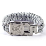 Outdoor Self-Help Self-Defense Hidden Bracelet Knife Transformers Pattern No.4 - Tophatter Daily Deals