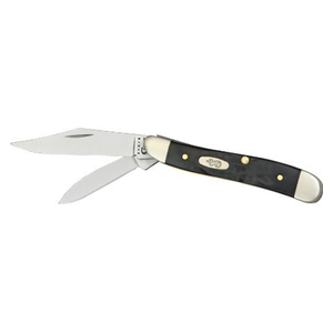 Case - Peanut - Rough Black Series - 18225 Knives - Tophatter Daily Deals