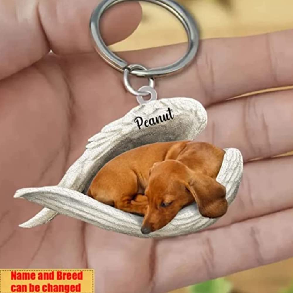 Acrylic Creative Cute Dog Animal Keychain 7 - Tophatter Daily Deals