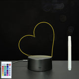 3D Acrylic Board Handwriting Message Board LED Light Style2 0 - Tophatter Daily Deals