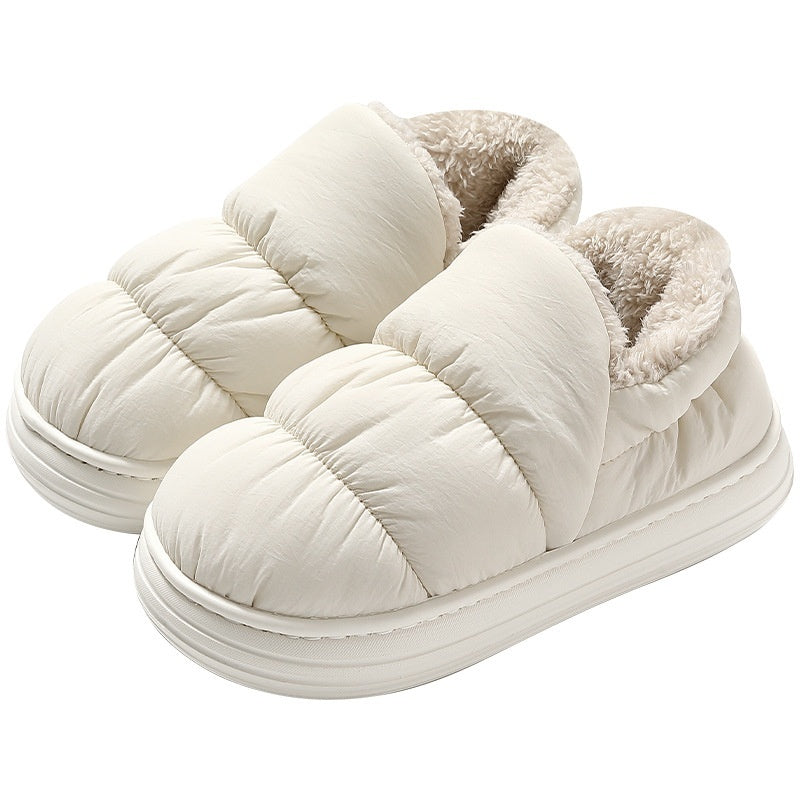 Ankle Wrap Cotton Slippers Women's Winter 0 - Tophatter Daily Deals