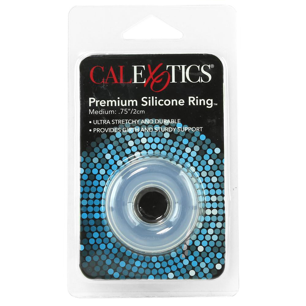 Medium Premium Silicone Cock Ring in Clear - Tophatter's Adult Products Cock Rings - Tophatter Daily Deals